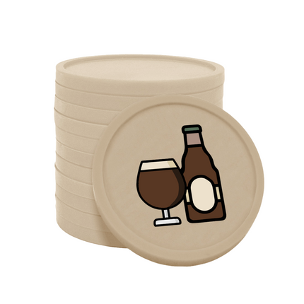 Wertmarken Chips Bier - 100 Stück