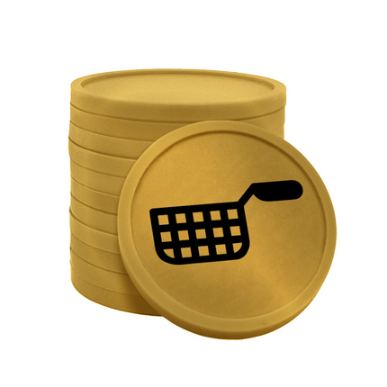 Wertmarken Chips Snack - 100 Stück