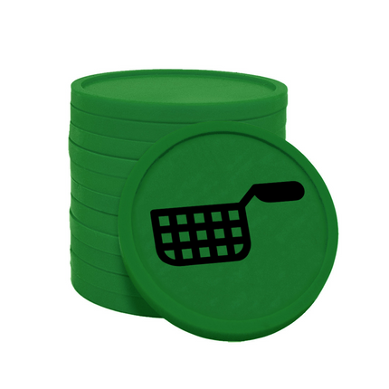 Wertmarken Chips Snack - 100 Stück