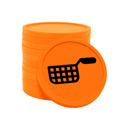 Wertmarken Chips Snack - 100 Stück