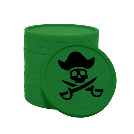 Wertmarken Chips Pirat - 100 Stück