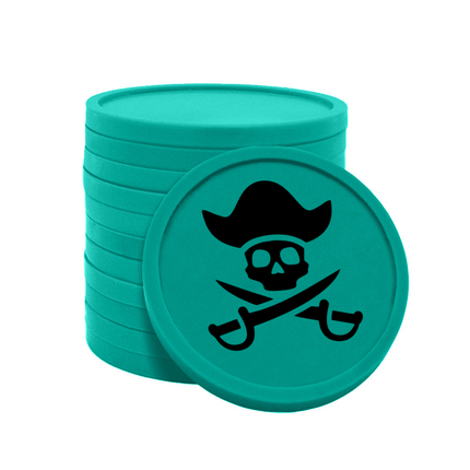 Wertmarken Chips Pirat - 100 Stück