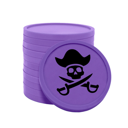 Wertmarken Chips Pirat - 100 Stück