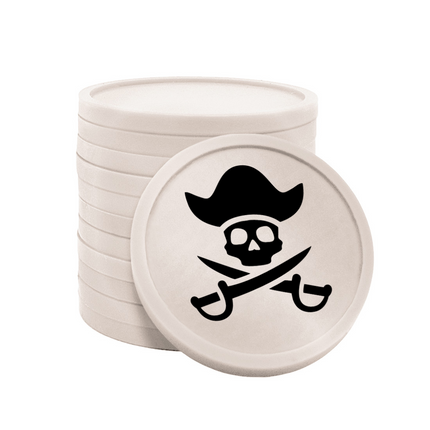 Wertmarken Chips Pirat - 100 Stück