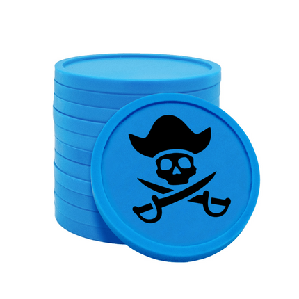 Wertmarken Chips Pirat - 100 Stück