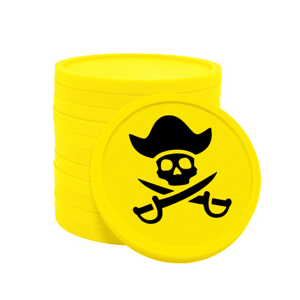 Wertmarken Chips Pirat - 100 Stück