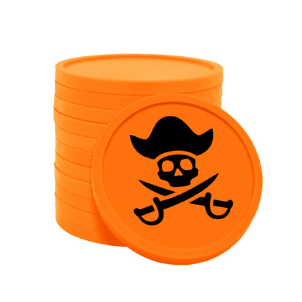 Wertmarken Chips Pirat - 100 Stück