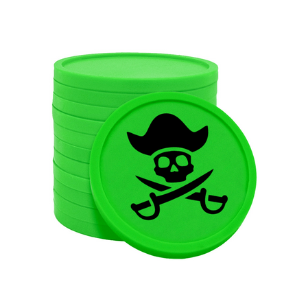 Wertmarken Chips Pirat - 100 Stück