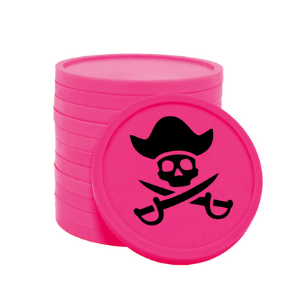 Wertmarken Chips Pirat - 100 Stück