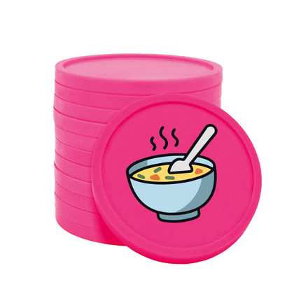 Wertmarken Chips Suppe - 100 Stück