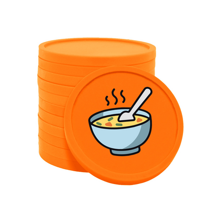 Wertmarken Chips Suppe - 100 Stück