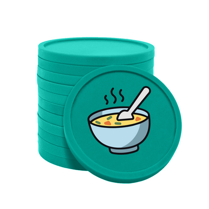 Wertmarken Chips Suppe - 100 Stück