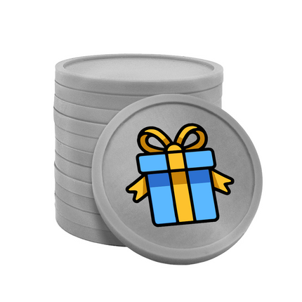 Wertmarken Chips Geschenk - 100 Stück