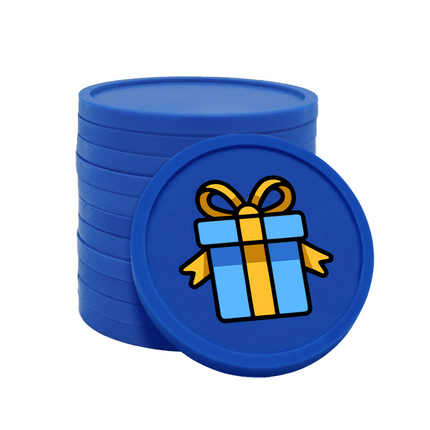 Wertmarken Chips Geschenk - 100 Stück