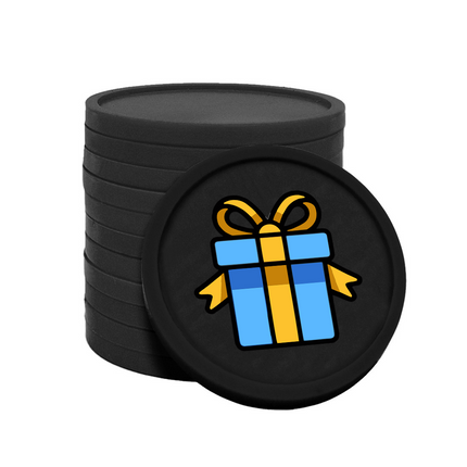 Wertmarken Chips Geschenk - 100 Stück