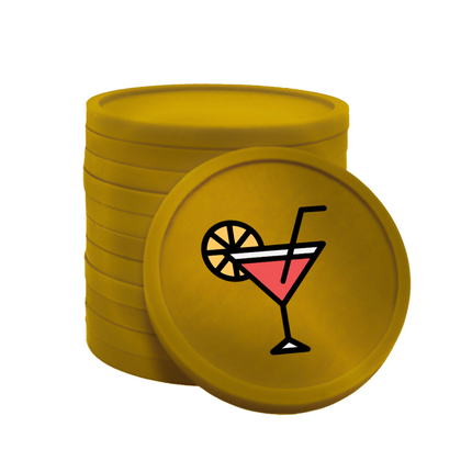 Wertmarken Chips Cocktail - 100 Stück
