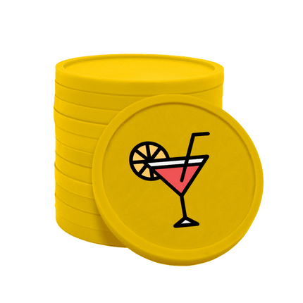 Wertmarken Chips Cocktail - 100 Stück