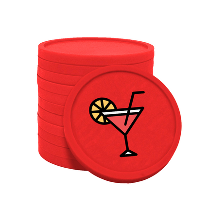 Wertmarken Chips Cocktail - 100 Stück