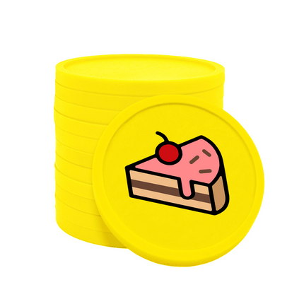 Wertmarken Chips Kuchen - 100 Stück