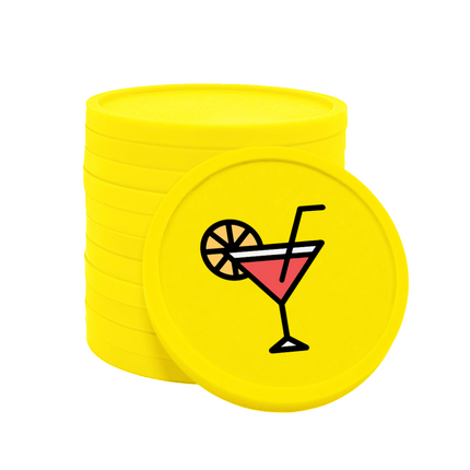 Wertmarken Chips Cocktail - 100 Stück