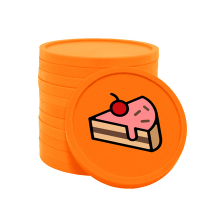 Wertmarken Chips Kuchen - 100 Stück