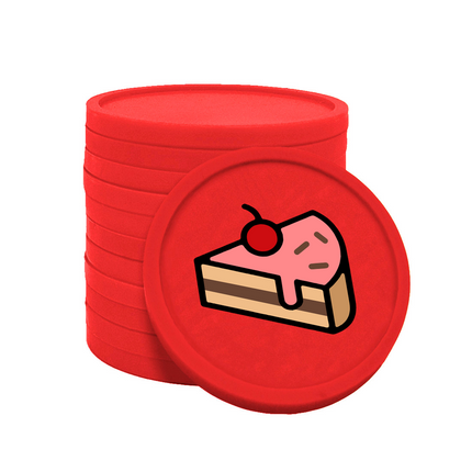 Wertmarken Chips Kuchen - 100 Stück