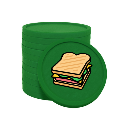 Wertmarken Chips Sandwich - 100 Stück