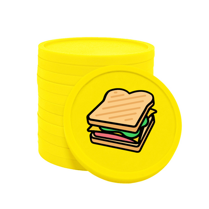 Wertmarken Chips Sandwich - 100 Stück