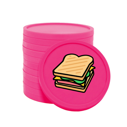 Wertmarken Chips Sandwich - 100 Stück