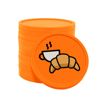 Wertmarken Chips Frühstück - 100 Stück