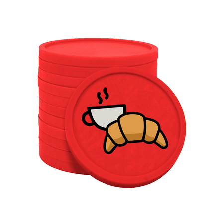 Wertmarken Chips Frühstück - 100 Stück