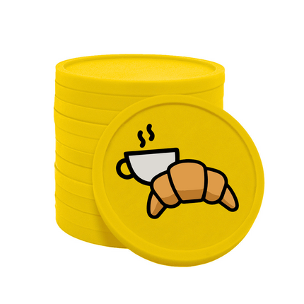 Wertmarken Chips Frühstück - 100 Stück