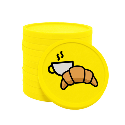 Wertmarken Chips Frühstück - 100 Stück