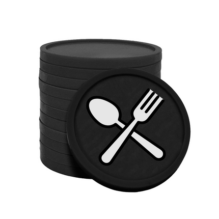 Wertmarken Chips Löffel & Gabel - 100 Stück