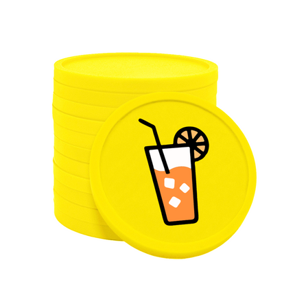 Wertmarken Chips Getränk - 100 Stück