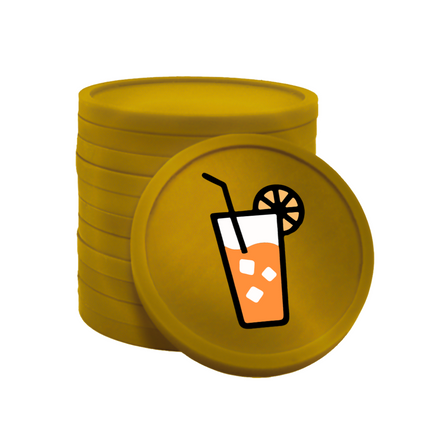 Wertmarken Chips Getränk - 100 Stück