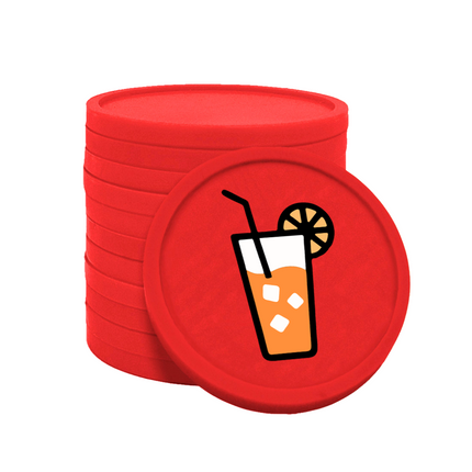 Wertmarken Chips Getränk - 100 Stück