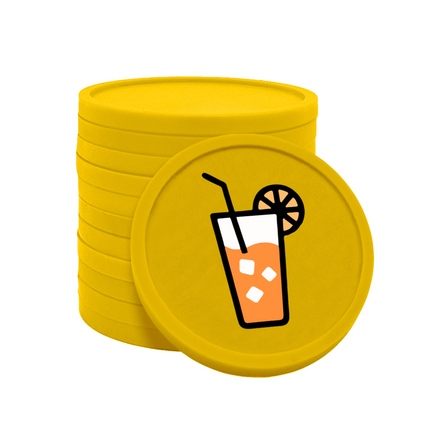 Wertmarken Chips Getränk - 100 Stück