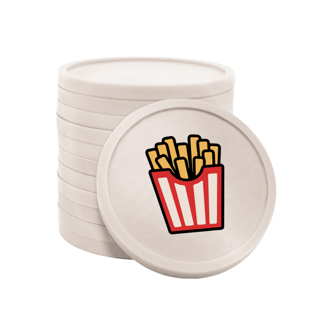 Wertmarken Chips Pommes - 100 Stück