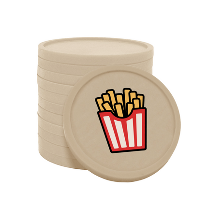 Wertmarken Chips Pommes - 100 Stück