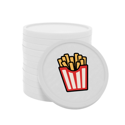 Wertmarken Chips Pommes - 100 Stück