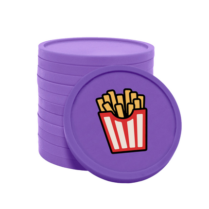 Wertmarken Chips Pommes - 100 Stück