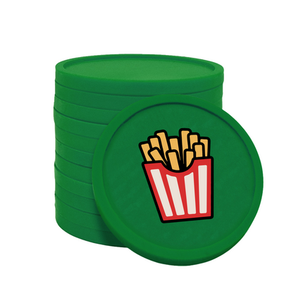 Wertmarken Chips Pommes - 100 Stück