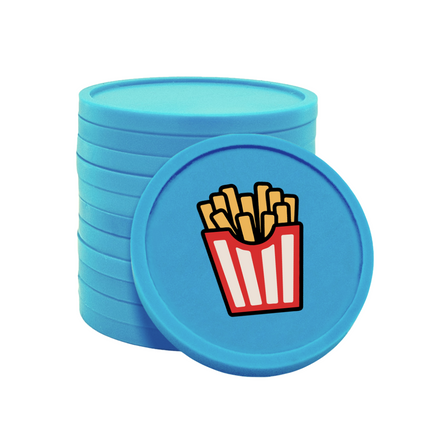 Wertmarken Chips Pommes - 100 Stück