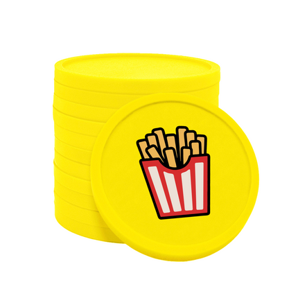 Wertmarken Chips Pommes - 100 Stück