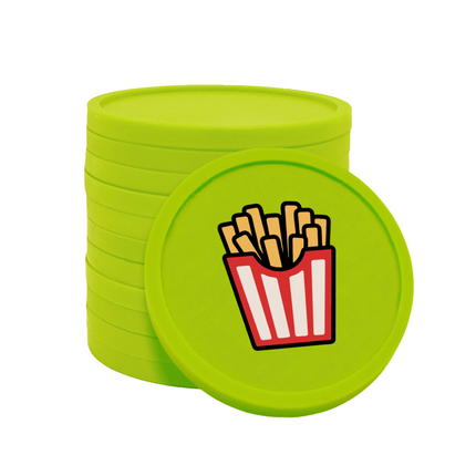 Wertmarken Chips Pommes - 100 Stück