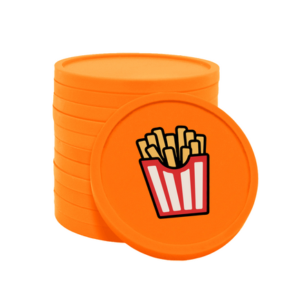 Wertmarken Chips Pommes - 100 Stück