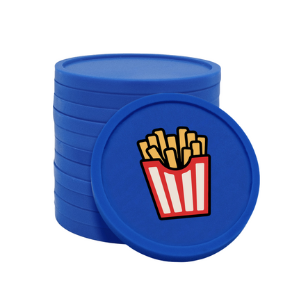 Wertmarken Chips Pommes - 100 Stück