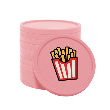 Wertmarken Chips Pommes - 100 Stück