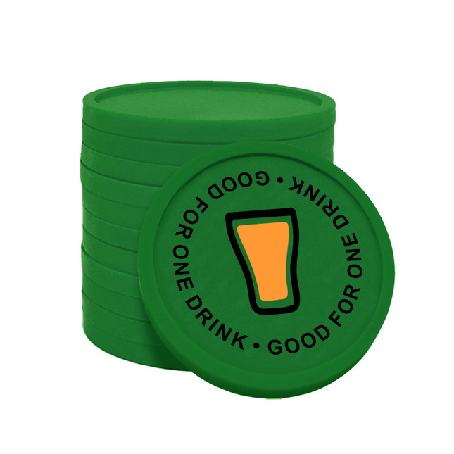 Wertmarken Chips One drink - 100 Stück